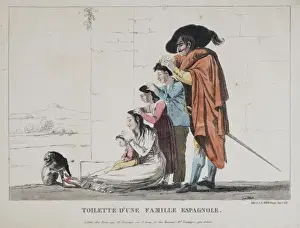 Famille Prints: Toilette d une famille Espagnole
