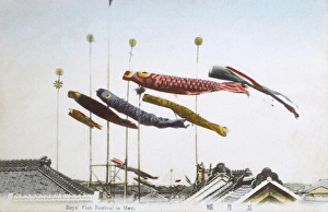 Tokyo, Japan - Childrens Day Festival - Carp Kites
