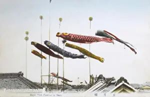 Carp Prints: Tokyo, Japan - Childrens Day Festival - Carp Kites