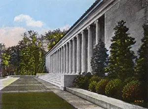 Toledo, Ohio, USA - Entrance to the Art Museum