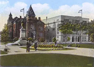 Ohio Prints: Toledo, Ohio, USA - Memorial Hall and Masonic Temple