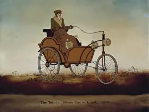 Industrialization Prints: The Toledo Steam Car, (London, 1879)