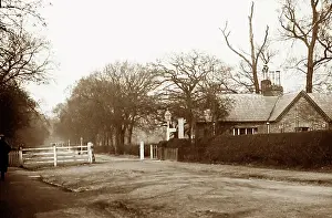 Toll gate and toll house, Dulwich, London, early 1900s