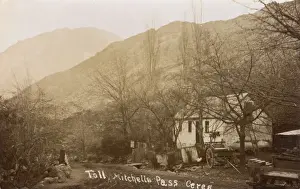 Whitewashed Prints: Toll House, Mitchells Pass, Cape Colony, South Africa