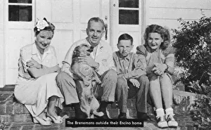 Californian Prints: Tom Breneman, Radio Star and his family