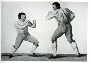 Images Dated 21st September 2018: Tom Johnson and Isaac Perrins, boxing at Banbury