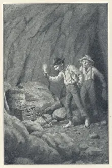 Candle Prints: Tom Sawyer / Huck / Treasure