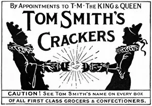 Festive Gallery: Tom Smiths Crackers advertisement