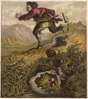 Cherries Prints: Tom Thumb and Cherries
