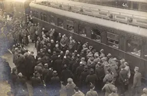 Officials Prints: Tomas Garrigue Masaryk arrives in Prague - November 1918