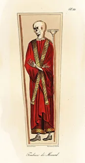 10th Century Prints: Tomb of Abbot Morard, Abbey of Saint-Germain-des-Prés, Paris