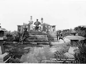 Englishman Prints: Tomb of Will Adams, First Englishman in Japan. Japan