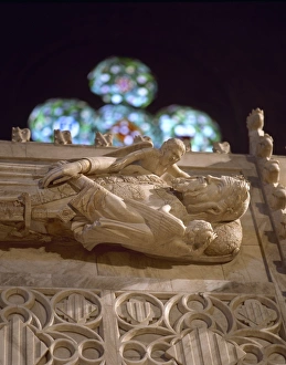 Alphonso Gallery: Tomb of Alfonso II of Aragon called the Chaste