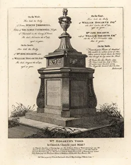 Tomb of artist William Hogarth, Chiswick churchyard Tomb of artist William Hogarth, Chiswick churchyard