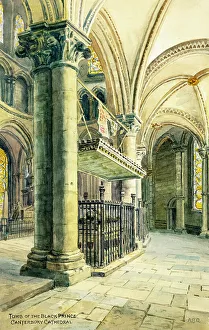 Vaulted Prints: Tomb of the Black Prince, Canterbury Cathedral, Kent