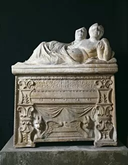 Etruria Gallery: Tomb of Calisna Sepu. Etruscan art