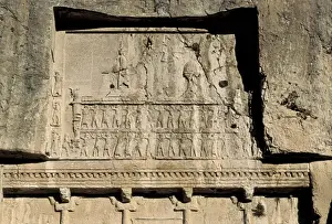 Achaemenid Prints: Tomb of Darius I the Great. 6th c. BC. IRAN
