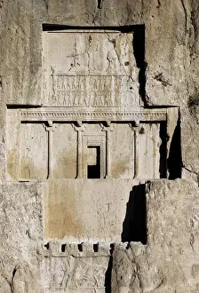 Represented Prints: Tomb of Darius I the Great. 6th c. BC. IRAN. Persepolis