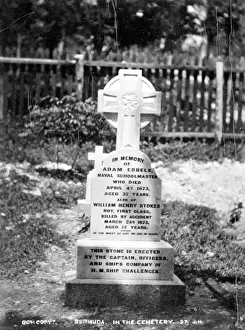 Stokes Prints: Tomb of Ebbels and Stokes, Bermuda 1873