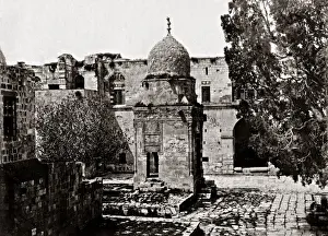Elijah Prints: Tomb of Elijah, Jerusalem, circa 1880s