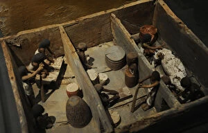 Aliment Gallery: Tomb equipment of Gemniemh at Saqqara, c. 1990 B.C Brewery