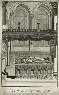 Navarre Prints: Tomb of King Henry IV and Joan of Navarre