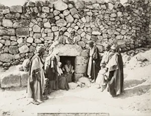 Cemetery Prints: Tomb of Lazarus at Bethany, Holy Land