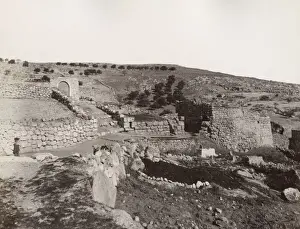 Geology Prints: Tomb of Lazarus, Bethany, Palestine, modern West Bank