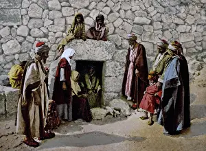 Tomb of Lazarus, Palestine (West Bank) circa 1890s