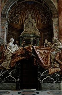 Lorenzo Collection: Tomb of Pope Alexander VII, by Bernini