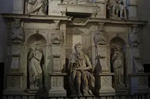 Robe Prints: Tomb of Pope Julius II (1443-1513). 1505-1545. By Michelange
