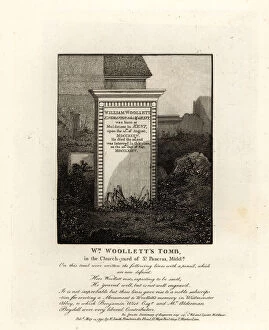 Antiquities Gallery: Tomb of royal engraver William Woollett, died 1735