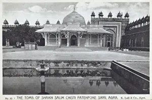 Sheikh Prints: Tomb of Sheikh Salim Chisti - Fatepore Sikri, Agra, India