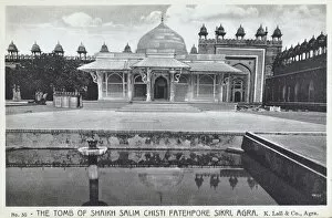 Sikri Collection: Tomb of Sheikh Salim Chisti - Fatepore Sikri, Agra, India