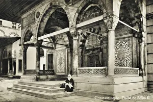 Selim Collection: The tomb of Sultan Selim II - Constantinople