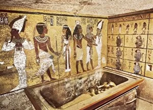 Inside Gallery: Tomb of Tutankhamun. s.XIV BC. EGYPT. QUENA