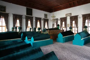 Turkiye Prints: The tomb of Uftade Haz. in Bursa, Turkey