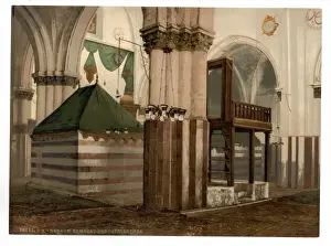 Tombs of the patriarchs, Hebron, Holy Land, (i. e. West Bank