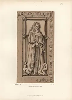 Tombstone Prints: Tombstone of Agnes Bernauer, 1410-1436