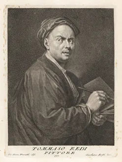 Paintbrushes Prints: Tommaso Redi, Italian Baroque painter, 1665-1726