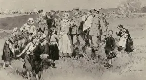 Greeted Prints: Tommy Atkins quite at home in France