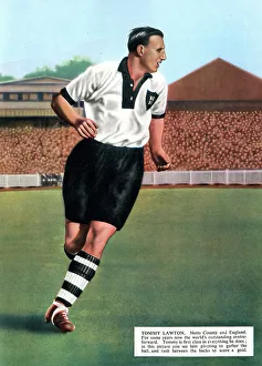 Matthews Prints: Tommy Lawton, Notts County and England footballer