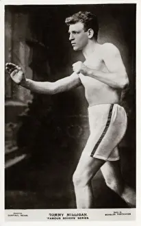 Boxing Prints: Tommy Milligan - Scottish welter / middleweight boxer