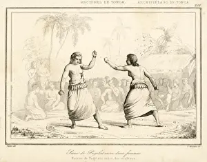 Predominantly Prints: Tongan Women Box C1830