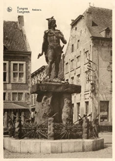 Jan16 Collection: Tongeren, Belgium - statue of Ambiorix