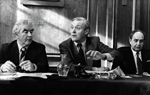 Derek Prints: Tony Benn, Joe Gormley and Sir Derek Ezra