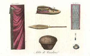Clam Prints: Tools of the Canadian natives, 19th century