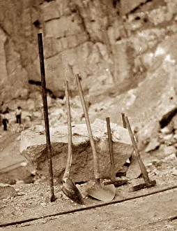 Tools China clay quarry, Tregargus Valley, Cornwall