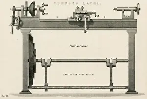 Lathe Prints: TOOLS / FOOT-LATHE