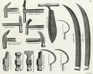 Hardware Prints: TOOLS / HAMMERS ETC / 1889